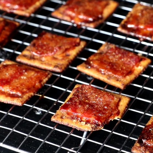 Bright Leaf Candied Bacon Crackers Bright Leaf Hotdogs