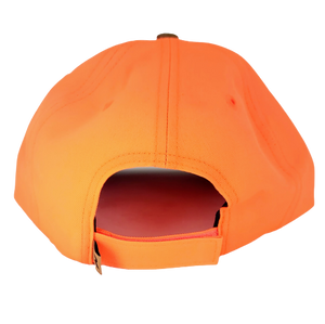 Duck Cloth Visor / Blaze Orange Velcro Hat (Structured)