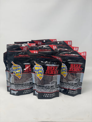 Bright Leaf Beef Jerky- Tender Teriyaki (1/2 Pound Bags)