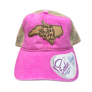 Carolina Packers Collection: Women's Washed Mesh Snapback Hat (Rose)