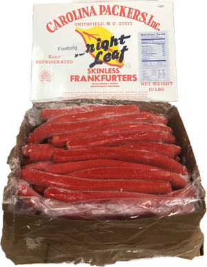 Bright Leaf Footlong Franks 10 LB Box
