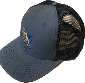 Gray / Black Mesh Snapback Hat