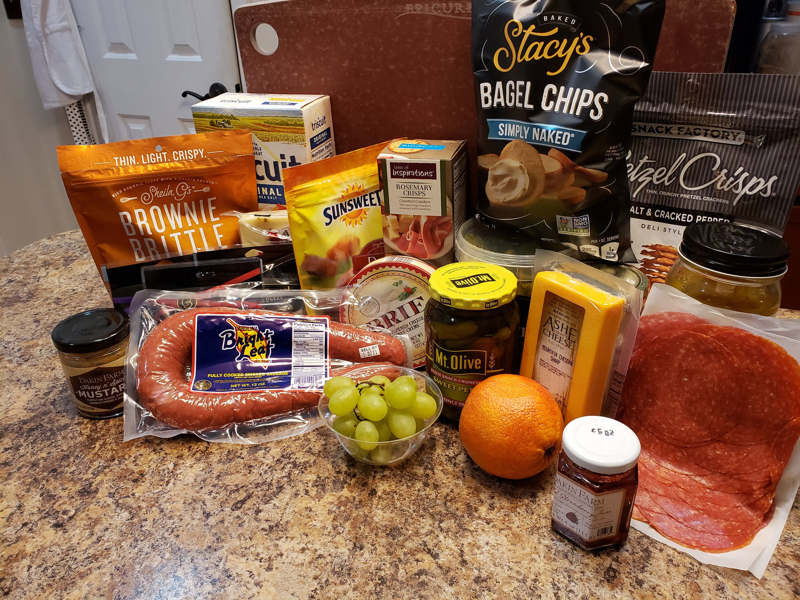 Bright Leaf Smoked Sausage Charcuterie Board