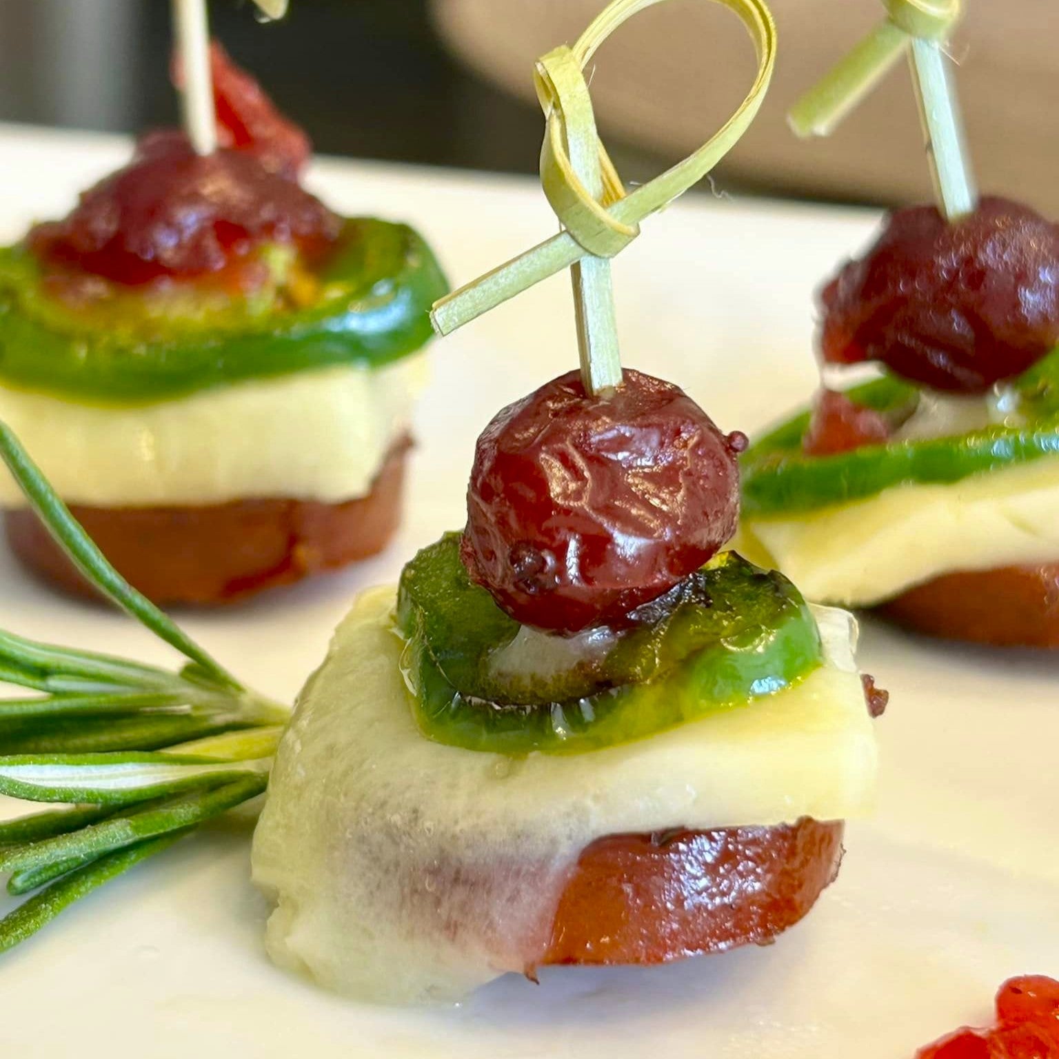 Bright Leaf Smoked Sausage Cranberry-Jalapeño Bites