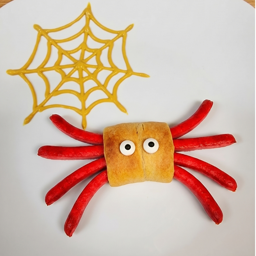 Bright Leaf Hot Dog Spooky Spiders