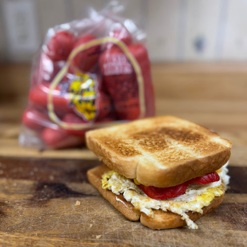 Bright Leaf Fried Red Hot, Egg & Cheese Sandwich