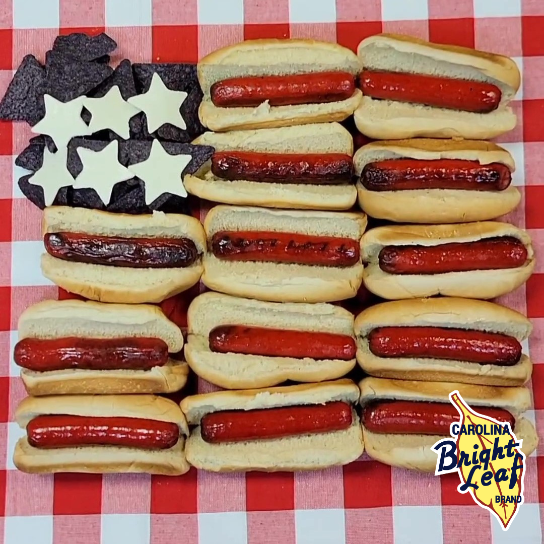 Bright Leaf Hot Dog American Flag