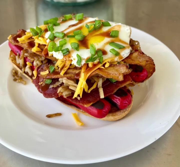 Bright Leaf Breakfast Dog