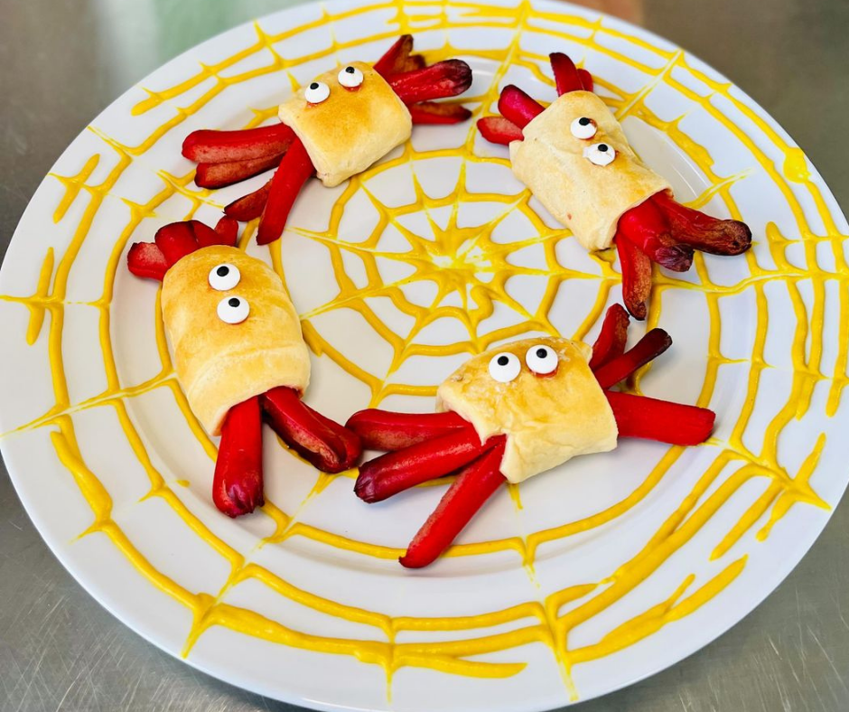 Bright Leaf Spooky Spiders - Halloween Recipe