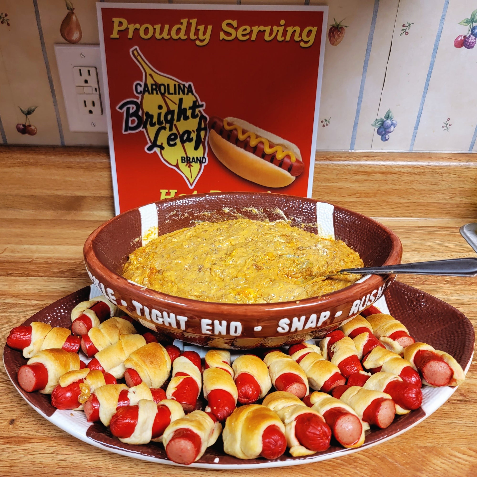 Chili Cheese Spiral Dogs