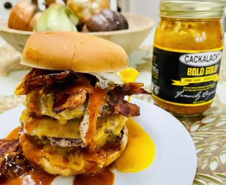 Bright Leaf Bacon Triple Stack Smash Burger (Bacon)