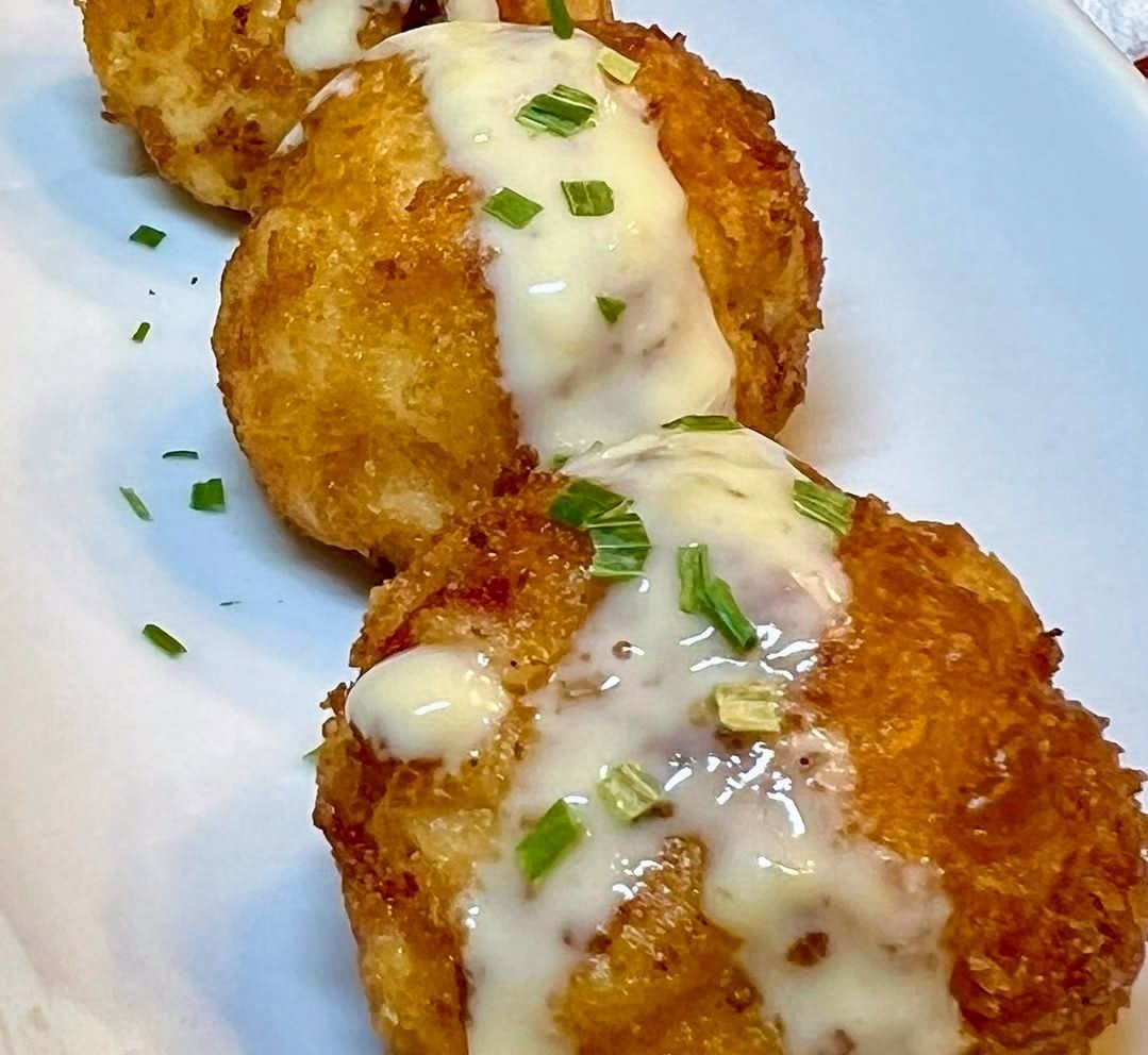 Bright Leaf Fried Red Hot Mac n Cheese Bites