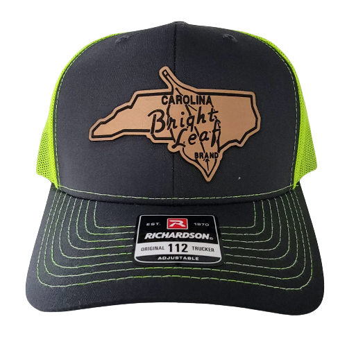 Structured Trucker Hat with Leather Logo Patch