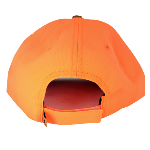 Bright Leaf Hats: Duck Cloth Visor / Blaze Orange Velcro Hat  display picture 1