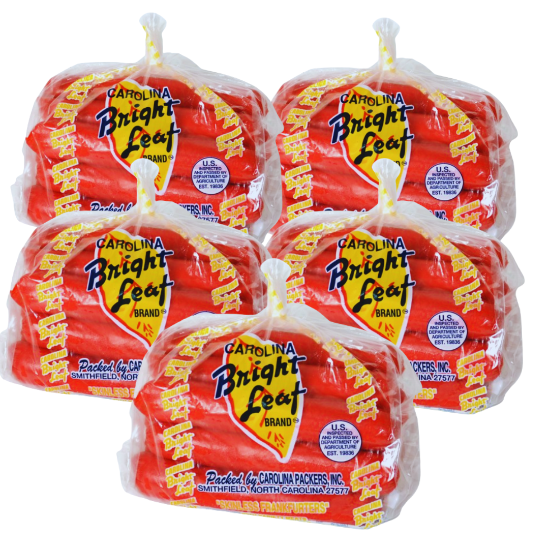Bright Leaf Franks "Original Red Classic" (5 -1 lb Packages)
