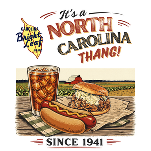 Bright Leaf T-Shirt: It's a North Carolina Thang! (Green & Blue Spruce)