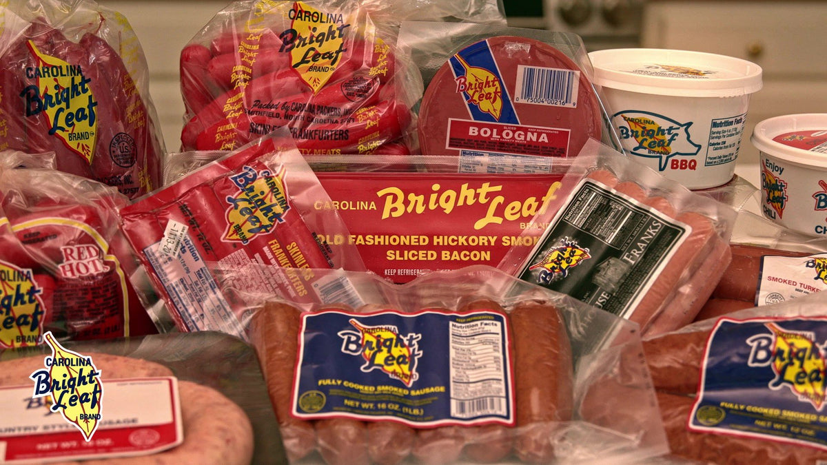 Famous Bright Leaf Hot Dogs  Carolina Packers Inc - Bright Leaf