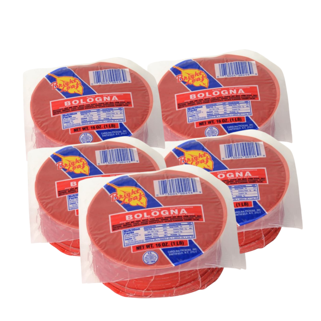 Bright Leaf Bologna (5 -1 lb Packages)