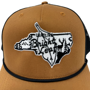 NC Hunting (Duck & Deer) Tradition - Caramel / Black Mesh Snapback Hat (Structured)