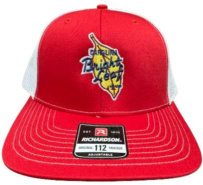 Red / White Mesh Snapback Hat (Structured)