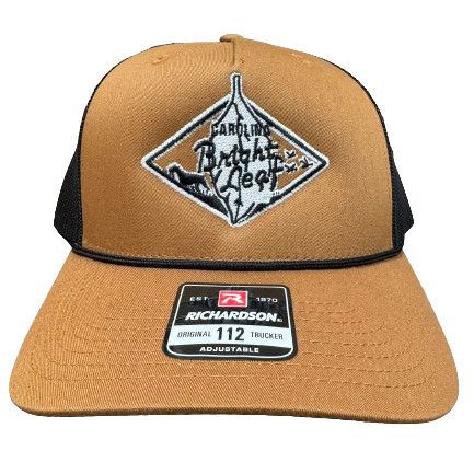 NC Duck Hunting Tradition - Caramel / Black Mesh Snapback Hat (Structured)
