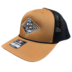 NC Duck Hunting Tradition - Caramel / Black Mesh Snapback Hat (Structured)