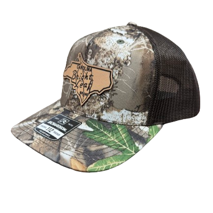 Bright Leaf Hats Leather Patch Realtree Brown Hat Carolina Packers Inc Bright Leaf Hotdogs