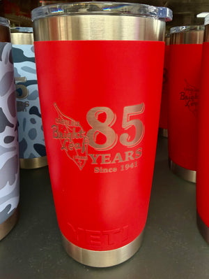 Bright Leaf Yeti Tumbler (Red) - 85th Anniversary