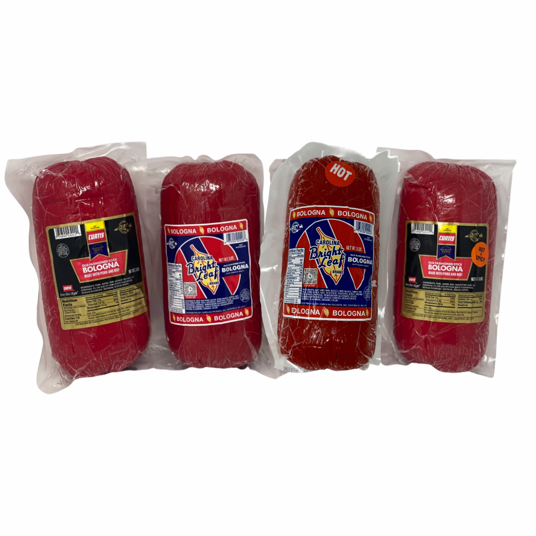 Stick Bologna Bundle (4 Sticks - Bright Leaf Original & Hot, Curtis Original & Hot)