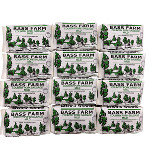Bass Farm Mild Sausage - 12 Pack (12 x 1 lb. Packs)