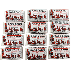 Bass Farm Hot Sausage - 12 Pack (12 x 1 lb. Packs)