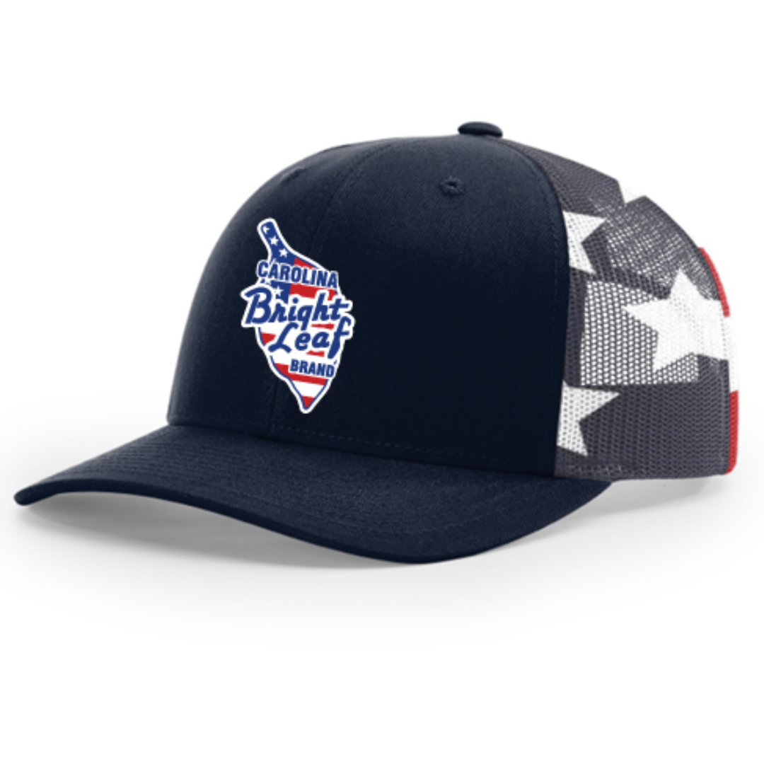 Bright Leaf Hat (Navy with Stars & Stripes) - Celebrate 4th of July!