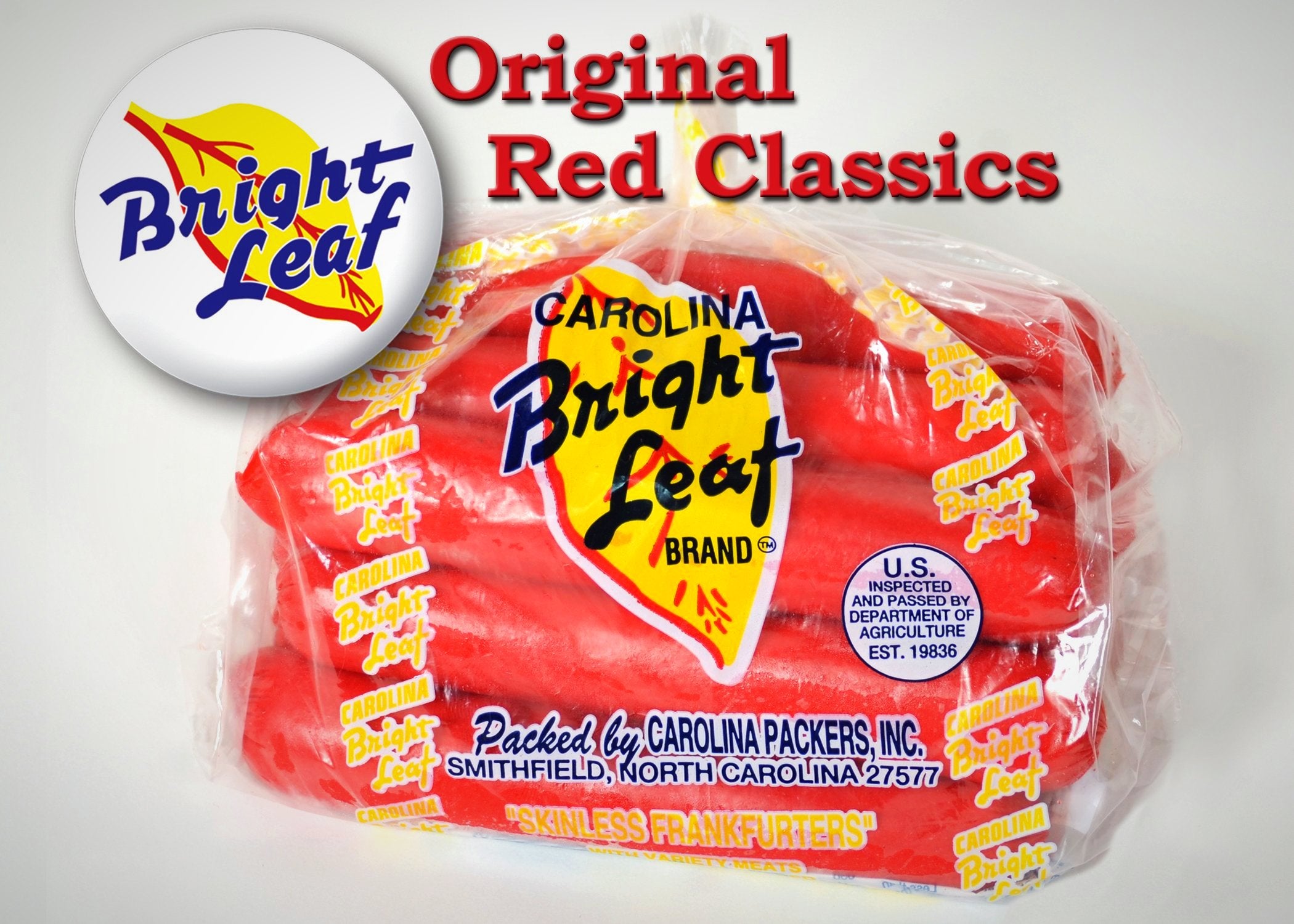 Famous Bright Leaf Hot Dogs  Carolina Packers Inc - Bright Leaf