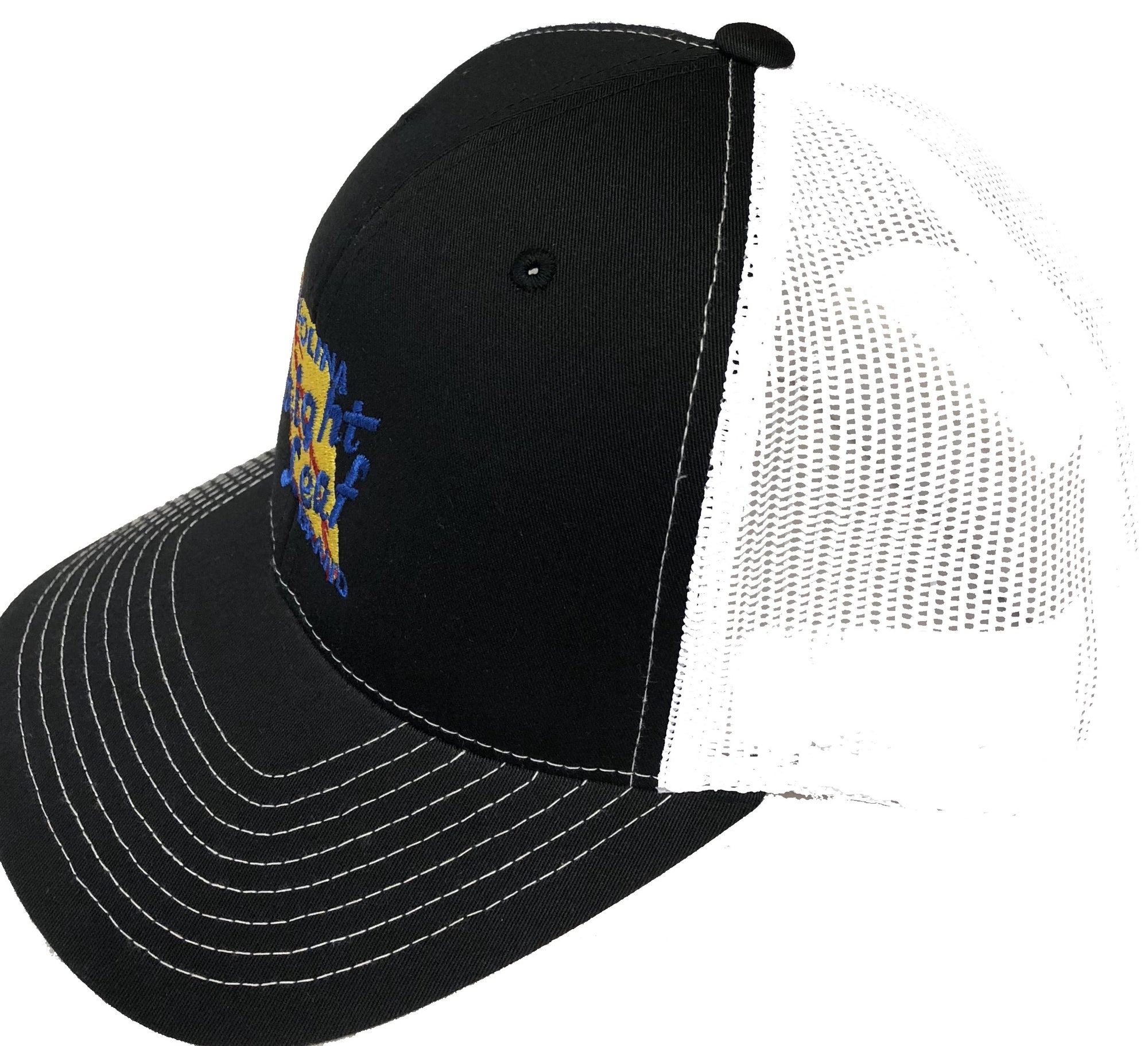 Black / White Mesh Snapback Hat