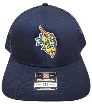 Navy Blue / Navy Blue Mesh Snapback Hat (Structured)